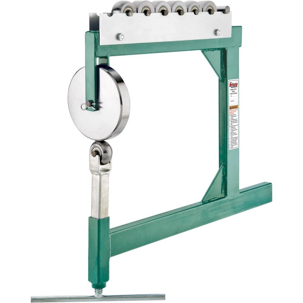 Grizzly T25101 Benchtop English Wheel for Metal Forming and Panel Shaping