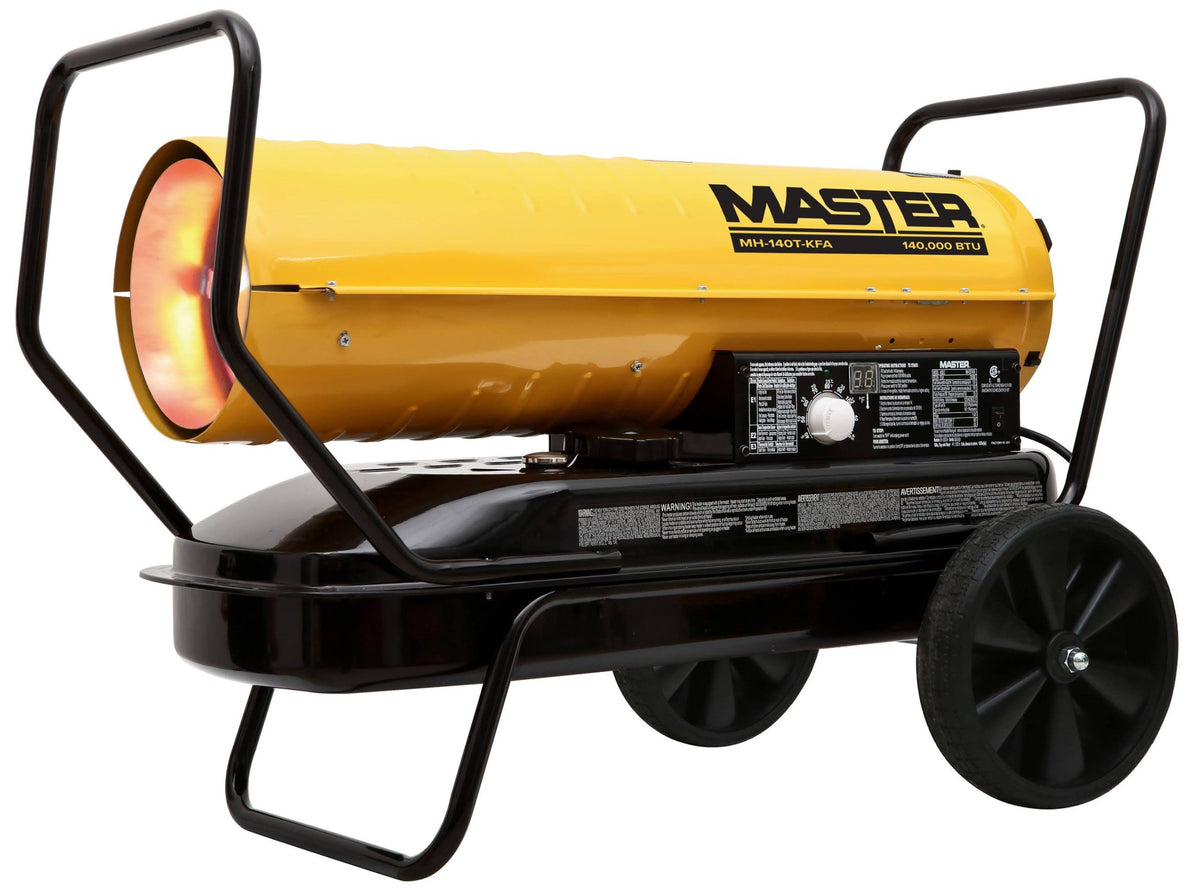 Master MH-140T-KFA Forced-Air Heater for Kerosene or Diesel, 140,000 BTU