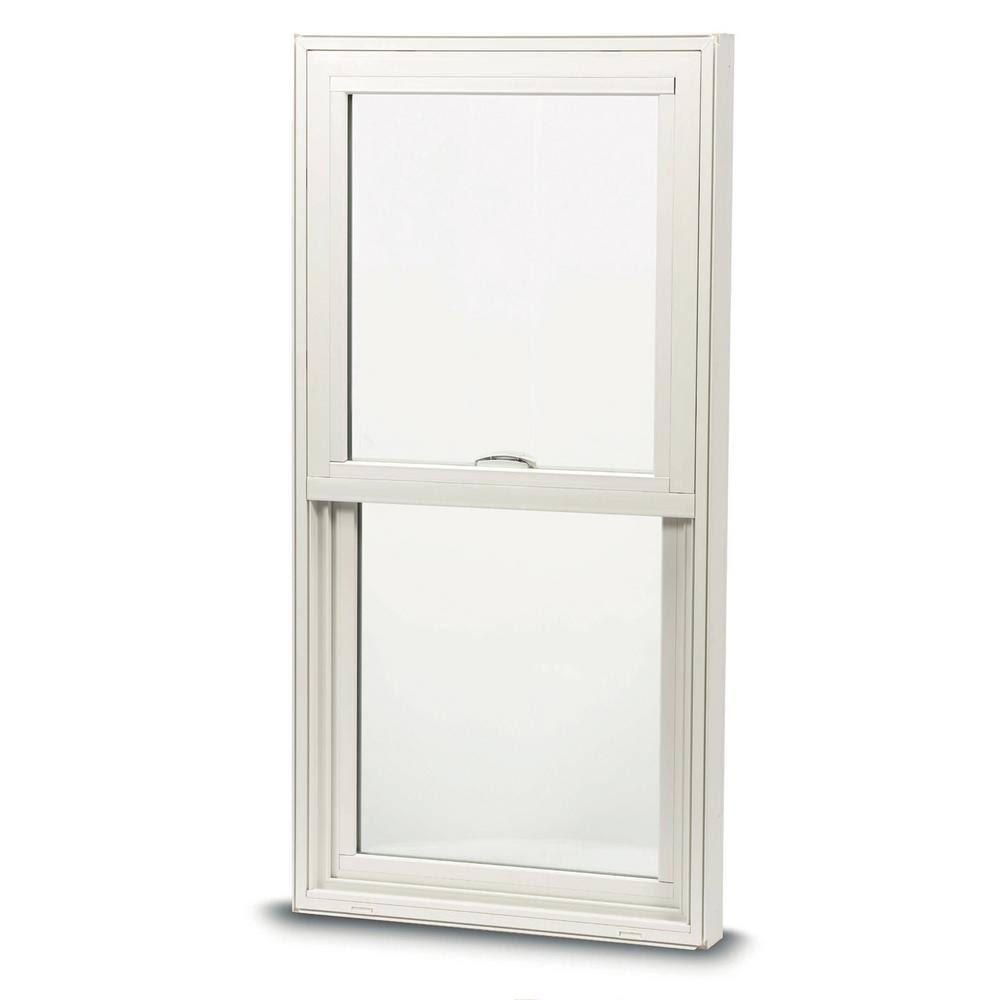 Andersen 100 Series Composite Single-Hung Insert Window, 28 × 38 Inches, White Exterior, Model 9180388