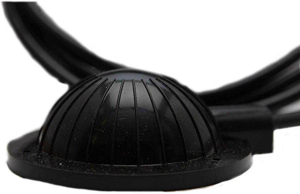 PBA-01/F800BA Black Air Foot Switch with Soft Pedal, 10ft Tubing, and Alternate Latching Air Switch
