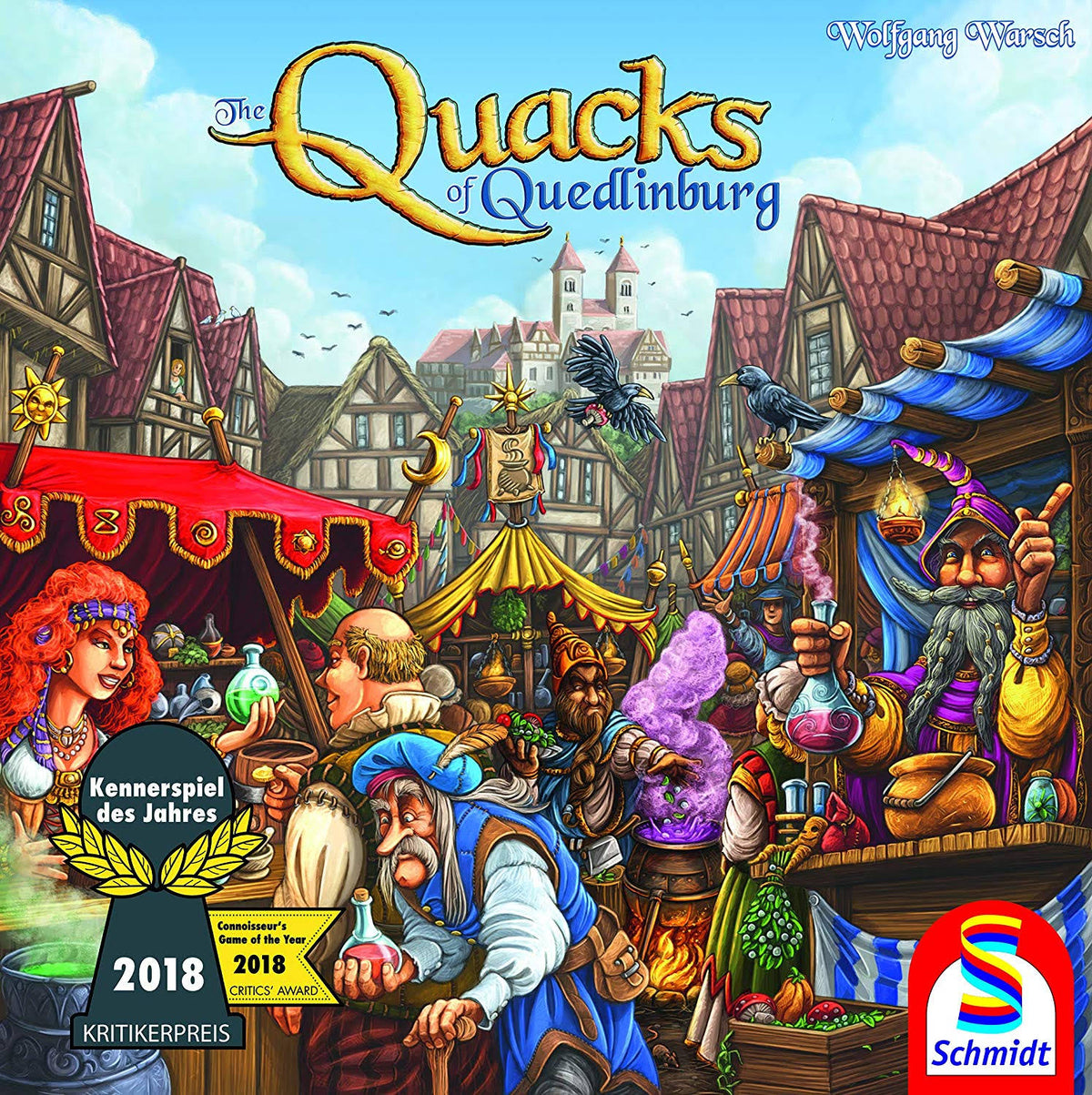 Schmidt Spiele Quacks of Quedlinburg Family Board Game, Multicolour Edition