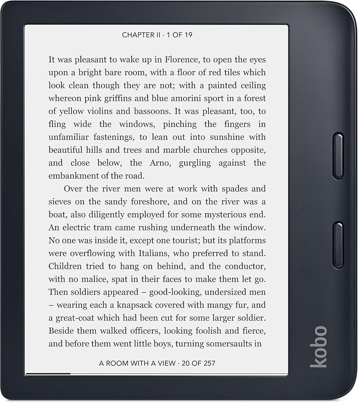 Kobo Libra 2 eReader with 7 Glare Free Touchscreen, 32GB Storage, Waterproof Design, WiFi and Carta E Ink Technology, Black