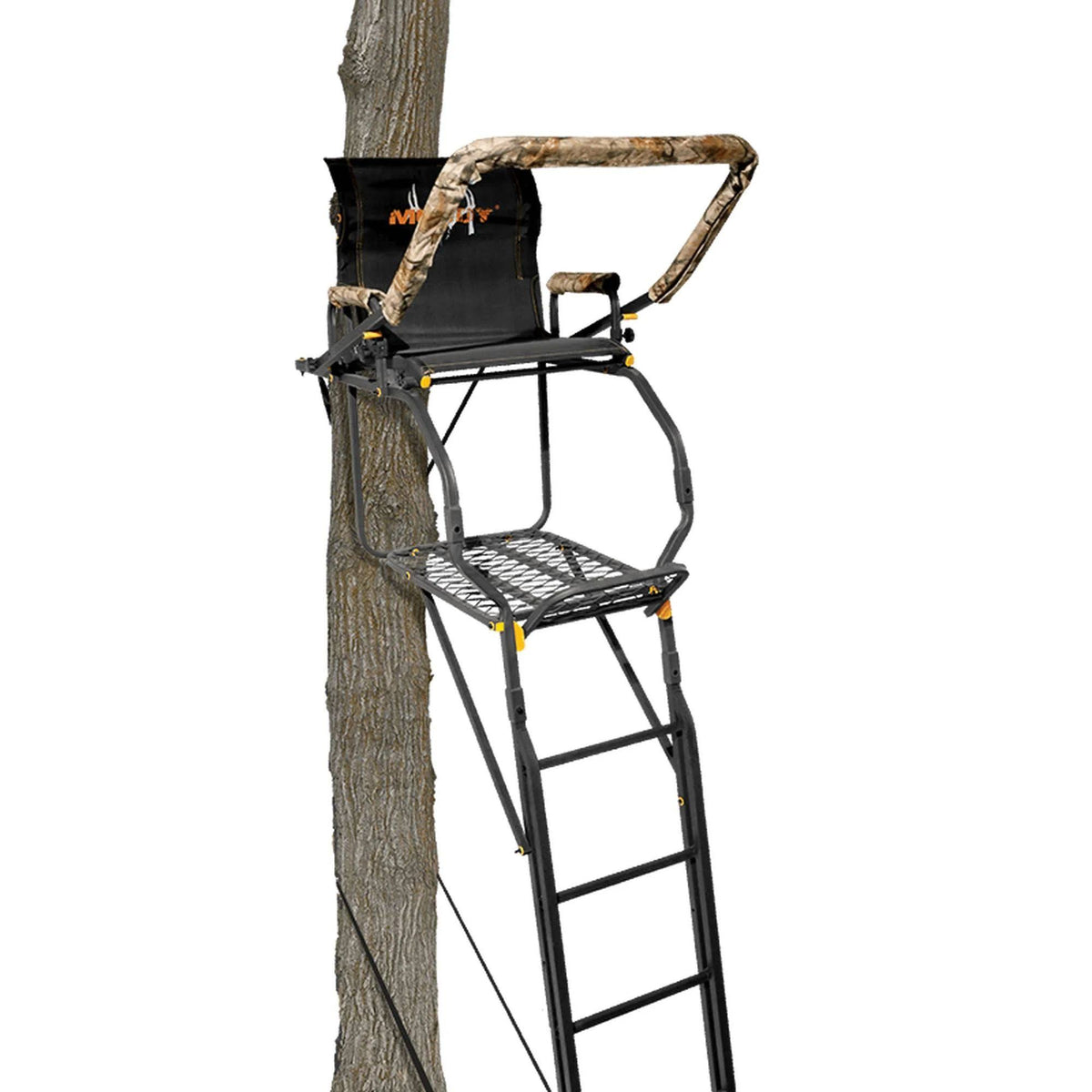 Muddy The Skybox Deluxe Ladder Stand for 20-Foot Hunting Positions