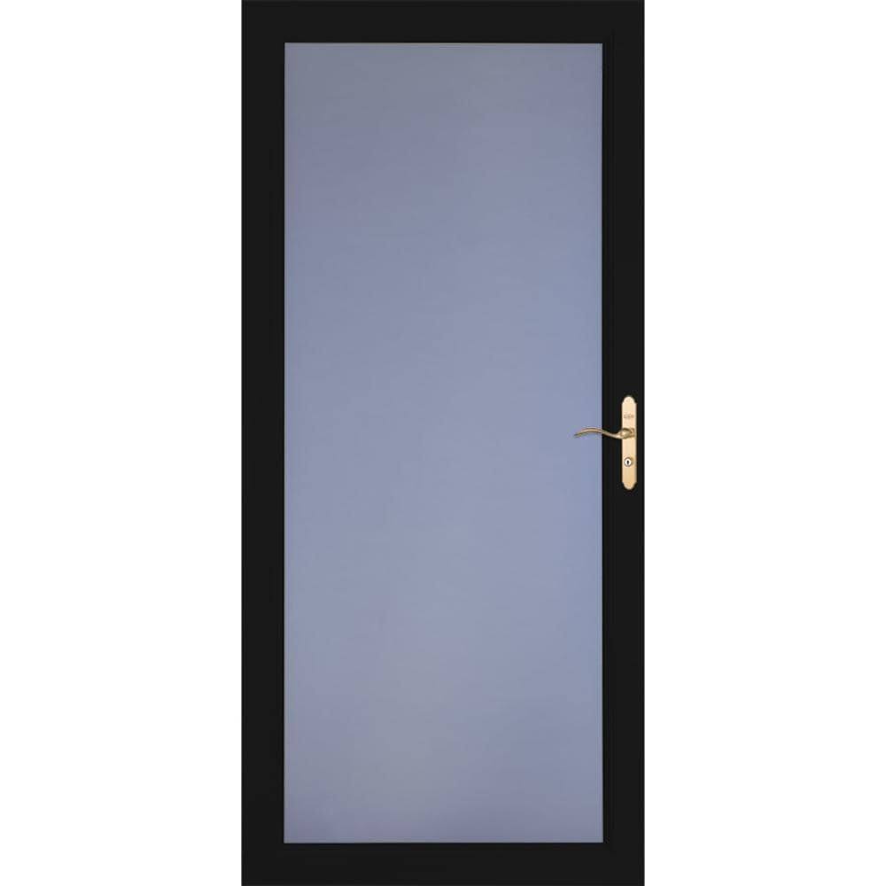 Larson Signature Classic Full-View Aluminum Storm Door, 32 in. x 81 in., Black, Model 1490405107
