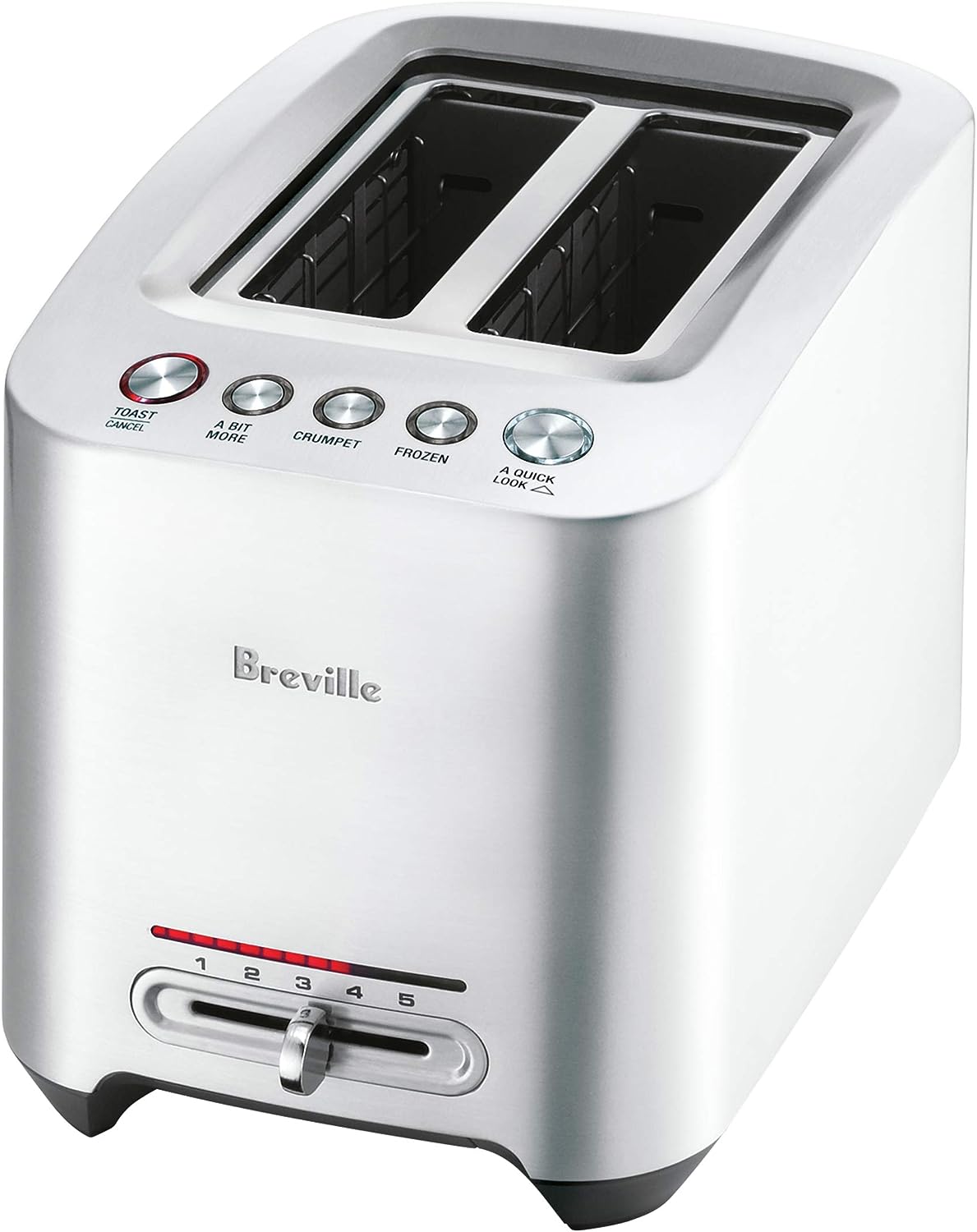 Breville BTA820XL Smart 2-Slice Toaster with Die-Cast Construction, Brushed Stainless Steel Finish