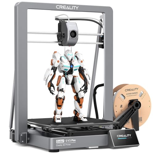 Creality K1C 3D Printer with 600mm/s High-Speed Printing, Auto Leveling, Clog-Free Robust Direct Extruder, AI Camera, 300°C Printing and Silent Mode, K1 SE Upgraded, Carbon Fiber Filament Support