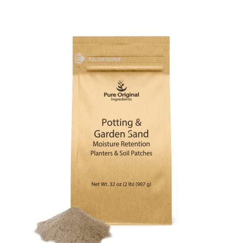 Pure Original Ingredients Potting and Garden Sand, 2 lb, for Planters and Soil Patches to Help Retain Moisture