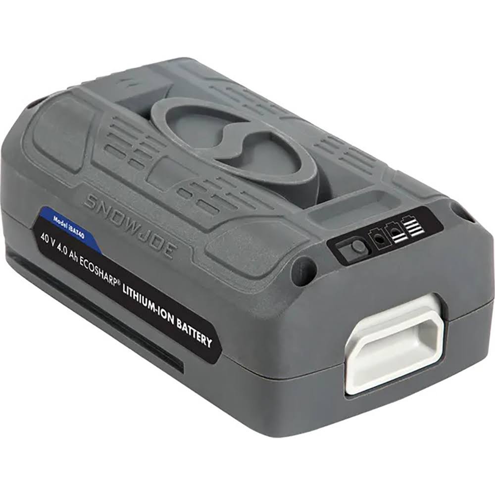 Snow Joe iBAT40 EcoSharp Lithium-Ion Battery, 40V 4.0Ah, Renewed
