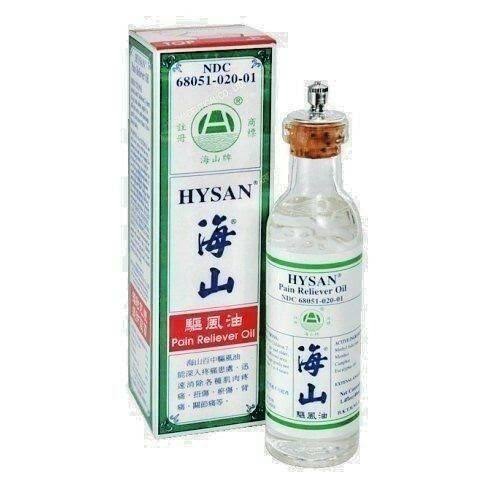 Hysan Medicated Pain Reliever Oil, 40ml Bottles in a 6-Piece Sealed Pack