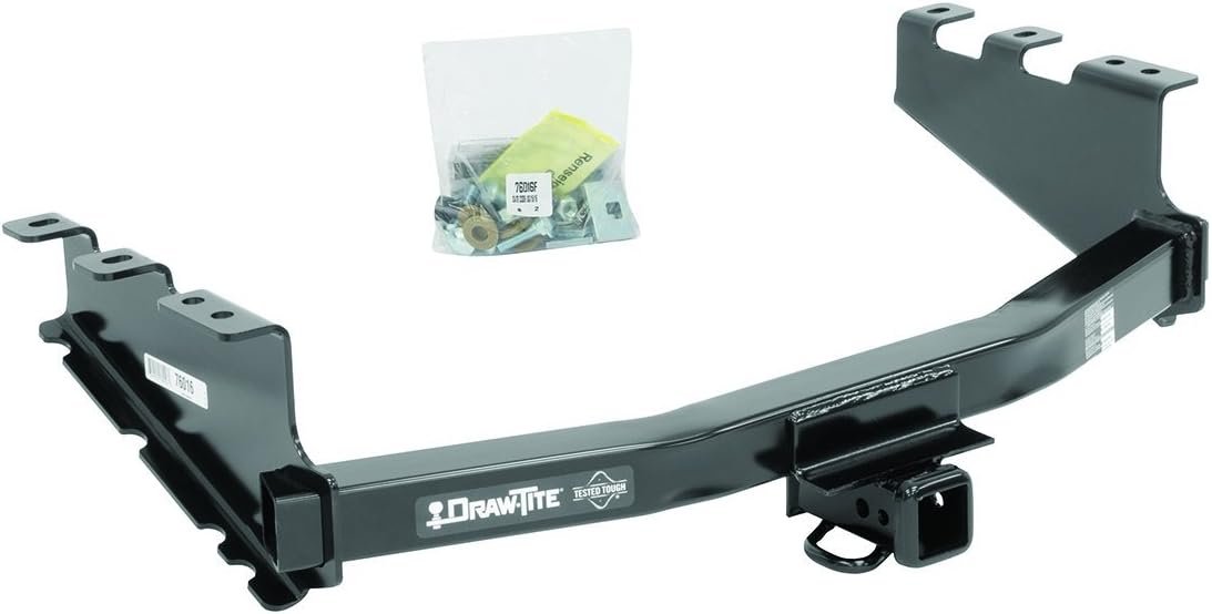 Draw-Tite 76016 Class 4 Trailer Hitch with 2-Inch Receiver for 2014-2018 Chevrolet Silverado 1500 and GMC Sierra 1500, Black