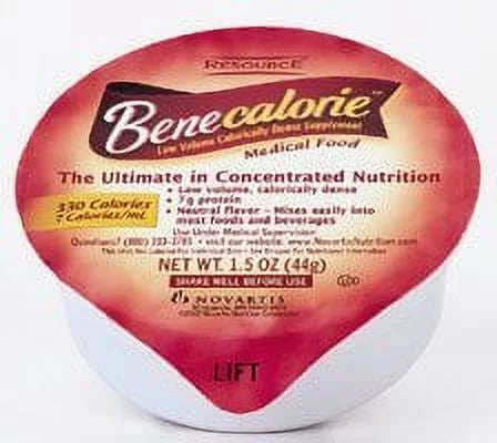 Nestle Resource Benecalorie Protein Liquid Supplement, 1.5 Oz, Pack of 24