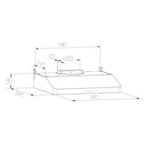 2-Piece Kitchen Appliance Package with Portable 2-Element Induction Cooktop and 30-Inch Under-Cabinet Range Hood