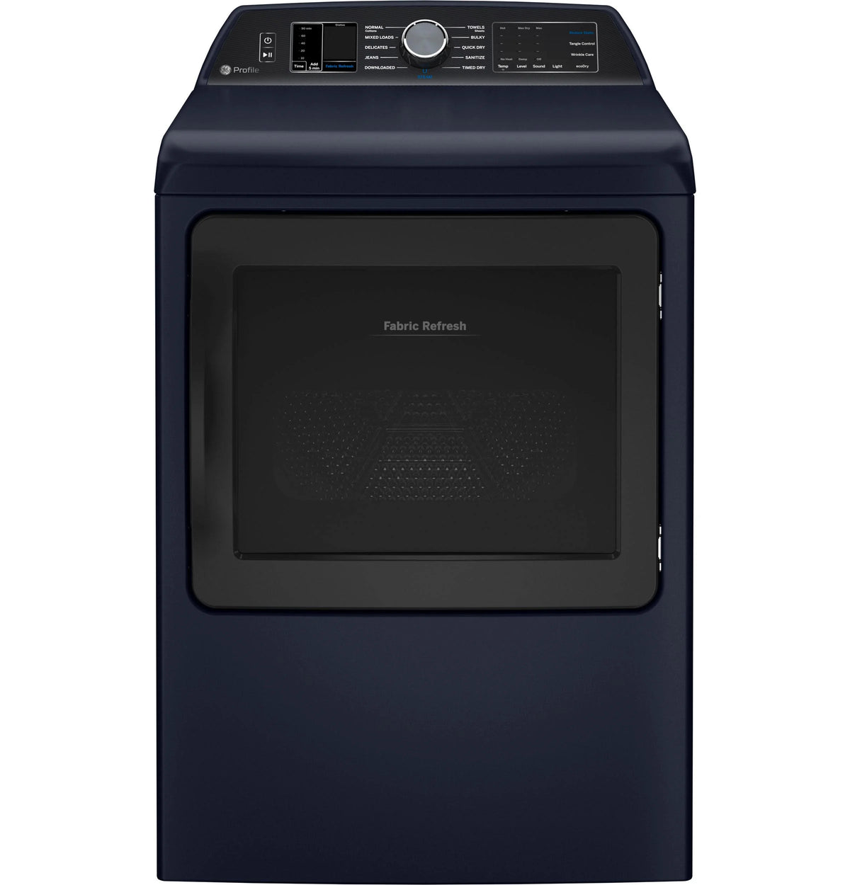 GE Profile PTD90GBPT 27-Inch Gas Dryer with 7.3 Cu. Ft. Capacity, Blue
