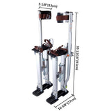 Adjustable Aluminum Drywall Stilts for Painting and Taping, 24×22-40×22, Blue