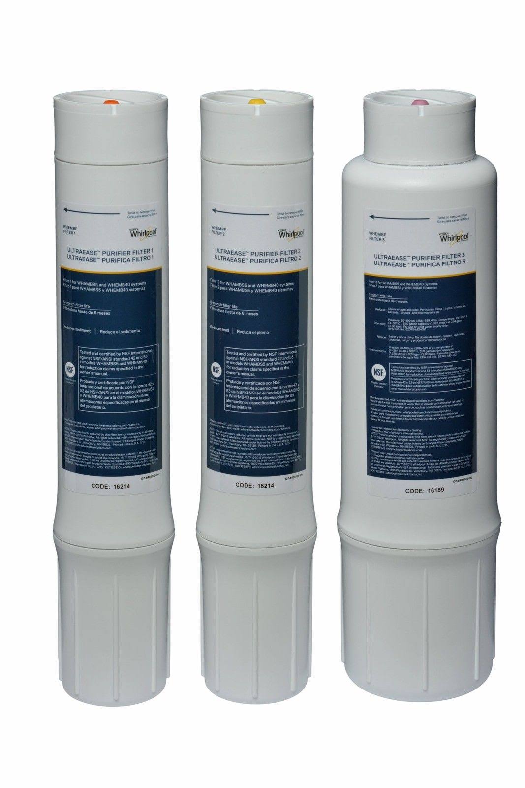 Whirlpool WHEMBF Replacement Water Purifier Filters