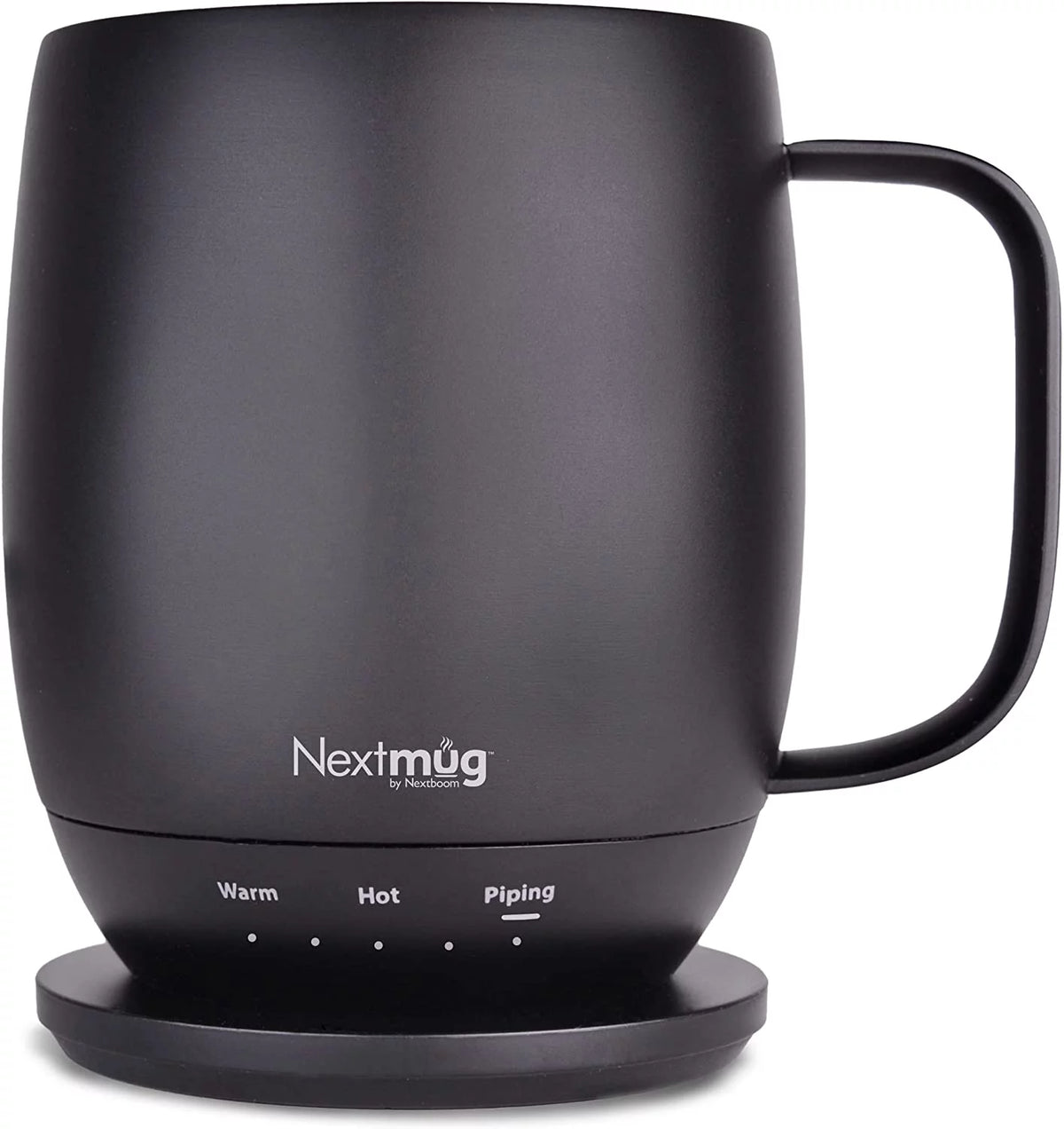 Nextmug by Nextboom Self-Heating Coffee Mug with Temperature Control, Black, 14 oz.