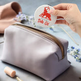 Delta Elephant Pocket Makeup Mirror, Greek Sorority Sister Gift for Delta Girl
