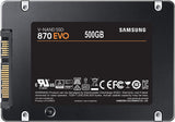 Sam-Sung 870 EVO 500 GB Internal SSD, 2.5-Inch SATA III, MZ-77E500B, for PC and Laptop Upgrades