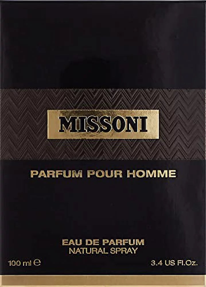 Missoni Pour Homme Eau de Parfum Spray for Men, 3.4 oz
