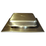 Air Vent RVA51BR Square Aluminum Roof Vents in Brown, Pack of 12