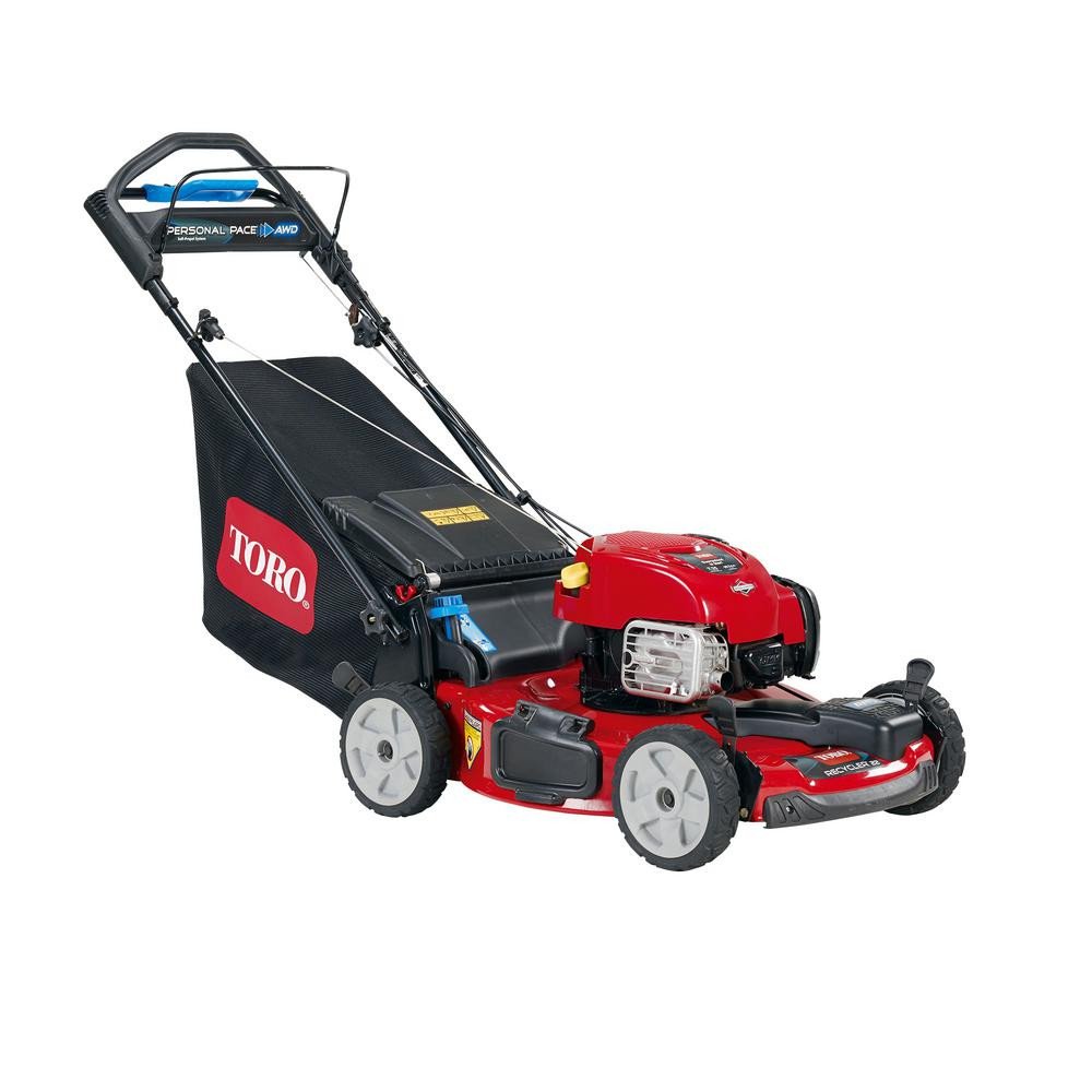 Toro Recycler 22-Inch Self-Propelled Mower with All-Wheel Drive, Personal Pace Variable Speed and Briggs & Stratton Engine