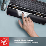 Contour Design RollerMouse Red Wireless Ergonomic Mouse with 2.4 GHz Connectivity, Ambidextrous Control for Mac and PC Laptops or Desktops