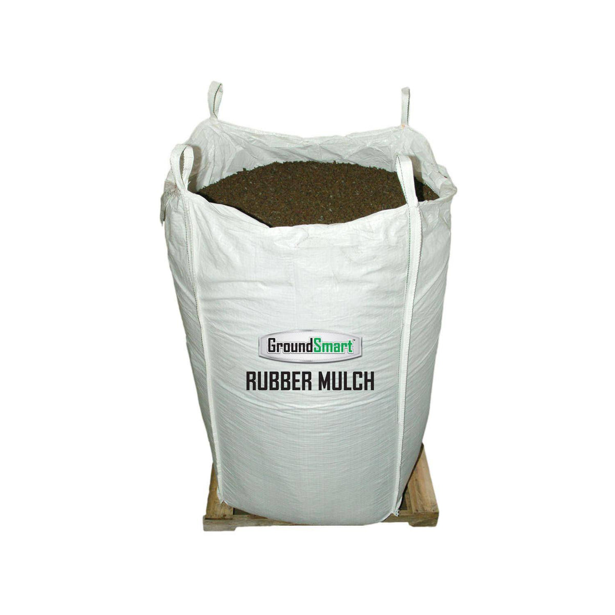 Mocha Brown Rubber Mulch, 76.9 Cu. ft.