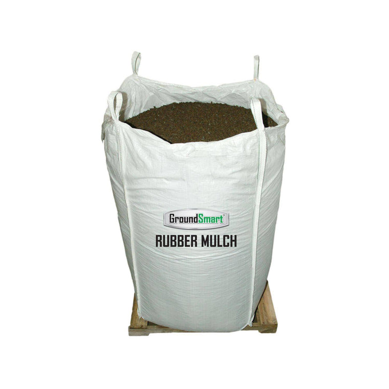 Mocha Brown Rubber Mulch, 76.9 Cu. ft.