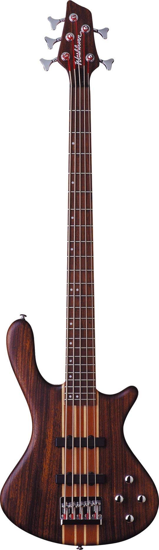 5-String Taurus Electric Bass Guitar with Natural Matte Finish, Washburn T25NMK