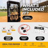 ALAGPRO The Original 9-Hole Baseball and Softball Pitching Net with Strike Zone Pocket and Pitching Target