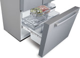 Bosch 800 Series Smart Refrigerator, 21 Cu. Ft. French Door Counter-Depth Design, Stainless Steel