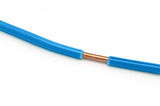 50 Feet (15 Meter) of Blue 12 AWG Insulated Solid Copper THHN/THWN Wire, Made in the USA and Rated for 600 Volts