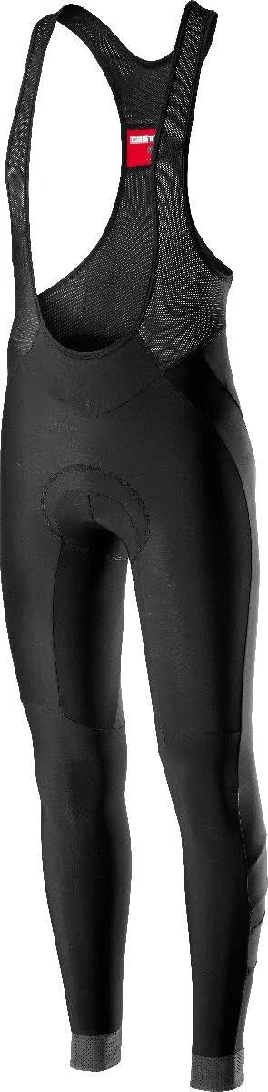 Castelli Velocissimo 4 Cycling Bibtight in Savile Blue Rosso, Size L