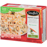 Stouffers Vegetable Lasagna Frozen Meal, 10.5 oz, Pack of 12