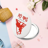 Delta Elephant Pocket Makeup Mirror, Greek Sorority Sister Gift for Delta Girl