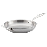 Breville Thermal Pro Clad Stainless Steel Fry Pan, 12.5×22, with Helper Handle