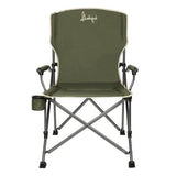 XXL Hard Arm Adult Quad Chair with Oversized Frame in Green, Slumberjack Glacier Basin