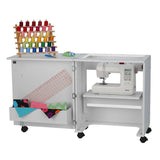 White Judy Sewing Cabinet by Arrow