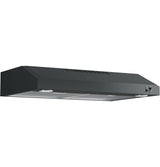 GE JVX5305DJBB 30×22 Under-Cabinet Range Hood in Black