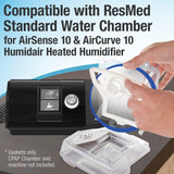 2-Pack Impresa Water Chamber Gaskets Compatible with ResMed AirSense 10 and AirCurve 10 HumidAir CPAP Supplies
