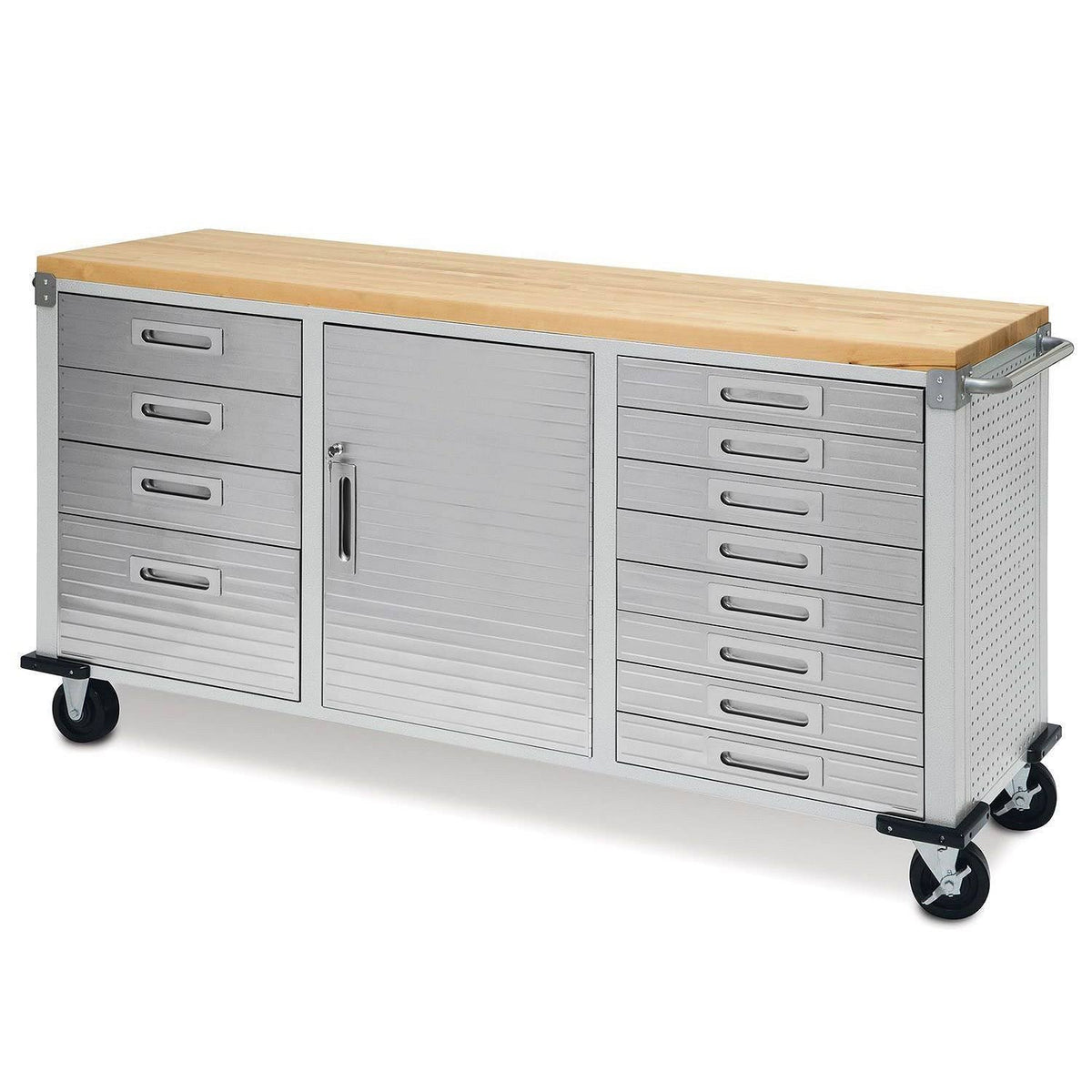 Seville Classics UltraHD Rolling Workbench with 12 Drawers