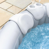 COSYSPA Inflatable Outdoor Bubble Hot Tub for 2-6 People, Quick Heating Spa with 2022 Model Design, 6-Person Hot Tub Only