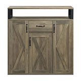 DN01027 Server and Sideboard in Rustic Oak Finish for Dining and Living Spaces
