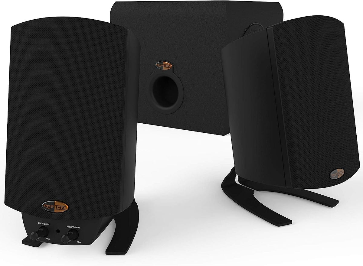 Klipsch ProMedia 2.1 Computer Speaker System with THX Certification, Black