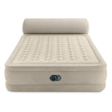 Intex Dura-Beam Queen Air Mattress with 18-Inch Headboard and Built-In Pump