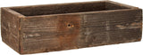 Pack of 2 Rustic Barnwood Display Boxes Crafted from 100% Authentic Reclaimed Wood