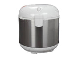 White Oyama 5-Cup All-Stainless-Steel Rice Cooker, Steamer and Warmer