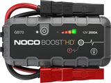 NOCO Boost HD GB70 2000 Amp 12-Volt UltraSafe Lithium Jump Starter with Power Bank, Charger and Jumper Cables for Up to 8-Liter Gasoline or 6-Liter Diesel Engines