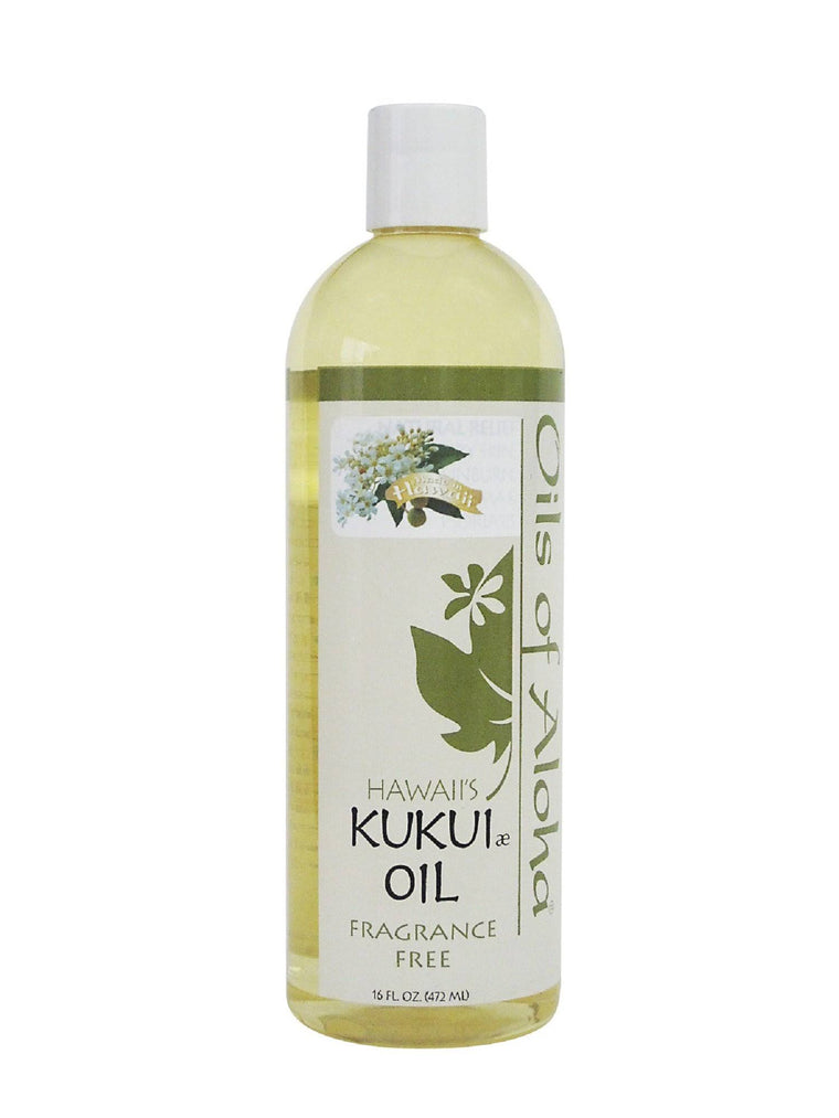 Oils of Aloha Hawaiian Kukui Nut Oil, 16 Ounces