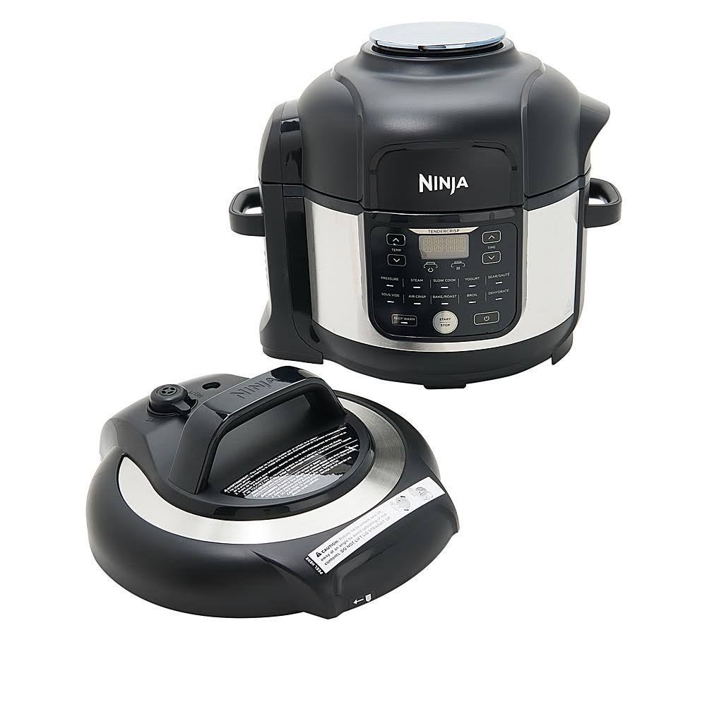 Ninja Foodi Deluxe Pressure Cooker and Air Fryer, 6.5-Qt Stainless Steel Appliance